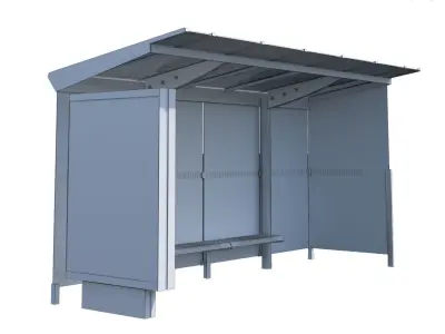 MMCite Regio 310b Bus Shelter 3D model
