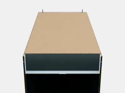 KLEPPSTAD Wardrobe with 2 doors 3D model