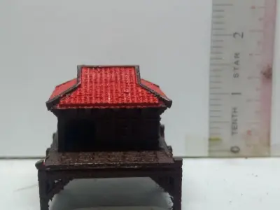 Japanese Model For Aquarium and Terrarium  Free 3D print model