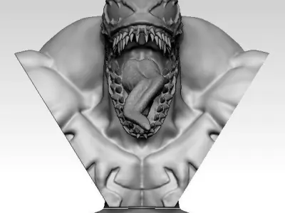 Venom bust 3D print model