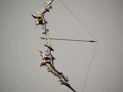 The Bow of Death for the Next Generation Low-poly 3D model