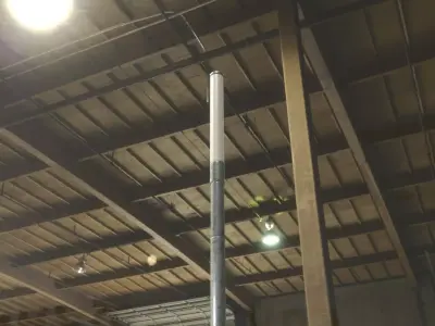 390mm Street Light 10 Galvanized Low-poly 3D model