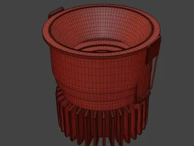 Spotlight model dimmable led downlight 3D model