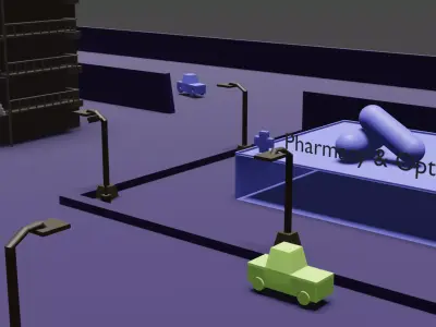 Animated Territory Free 3D model