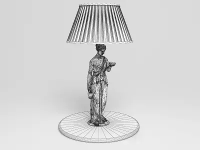 Bedside Lamp 3D model shop
