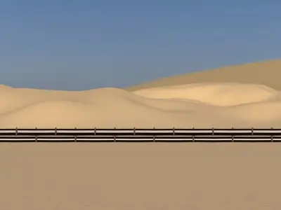 Arabic Traditional Fence  3D model