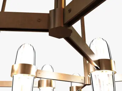 San Pietro Pendant Light by Jiun Ho 3D model
