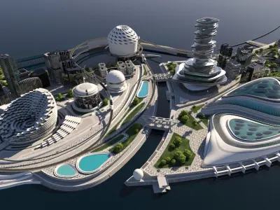 The City of the Future 4 3D model