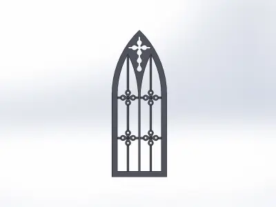SET OF GOTHIC WINDOWS 3D print model