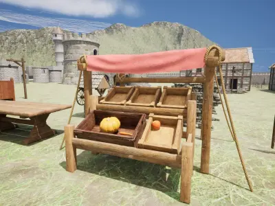 Castle Pack Low-poly 3D model