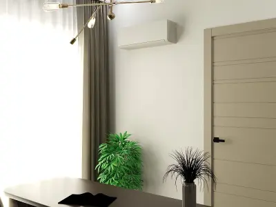 office interior dizayn Low-poly 3D model