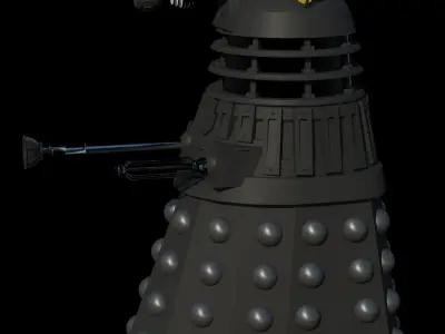 Dalek 3D model high definition 3D model