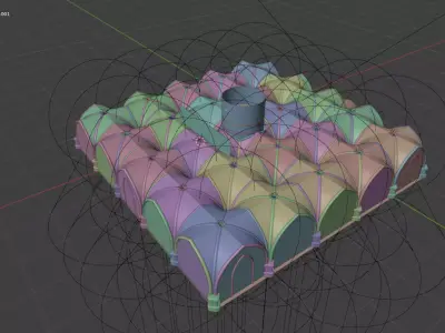 Gothic Underground Environment   3D model