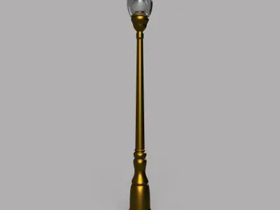 Street Lamp Realistic 3D print model