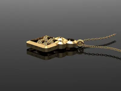 Pendant P090 3D Print Model 3D print model