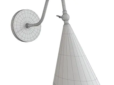 Lupe Wall Sconce Low-poly 3D model