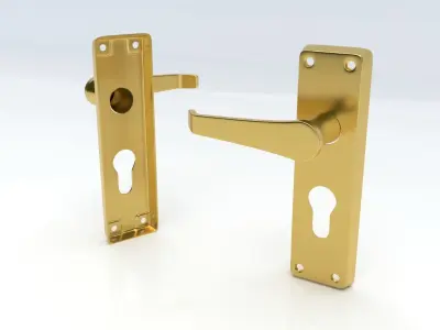 Security Furniture Pack Vol 8 - Door Security Furniture 3D model