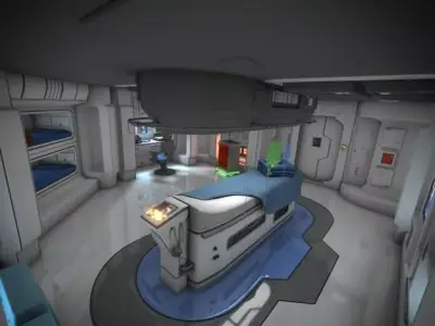 Spaceship Interior HD 3 3D model