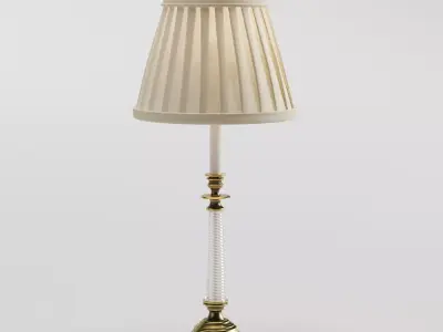 Twisted Glass Candlestick by Vaughan Design 3D model