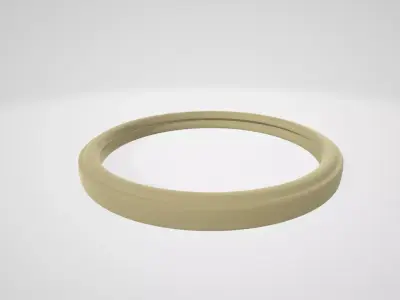 Replacement Lens Gasket for SpaBrite  and Spa Lights Low-poly 3D model