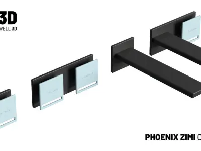 Phoenix Zimi Tapware Collection 3D model