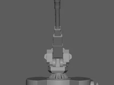 Helldivers 2  SEAF Artillery with Shell 3D print model