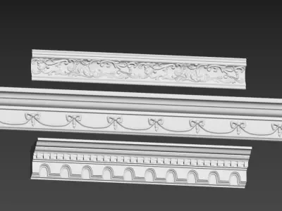 Plaster moulding  3D model