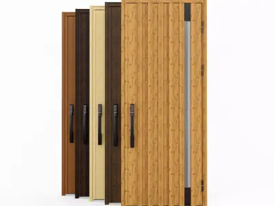 YKK AP Venato D30 N06T Japanese Entrance Door 3D model