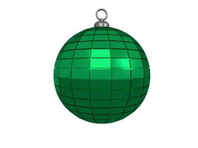 Disco Ball v1 003 Low-poly 3D model