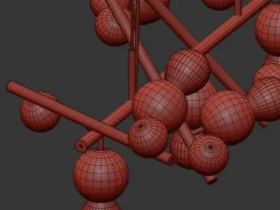 Modern pendant 3D model