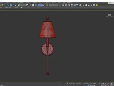 Riverdale Wall Sconce Low-poly 3D model