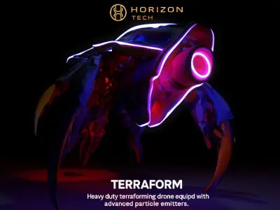HorizonTech Terraforming Drone X1 3D model