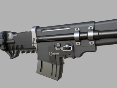 Cyberpunk Blade Katana 3D STL 3D print model