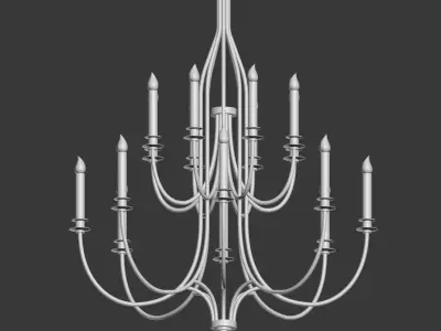 Hammerton CH9223 Chateau Chandelier 3D model