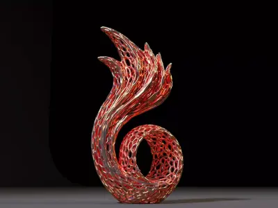 Sculpture Voronoi 3D print model