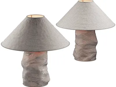 383 Lampampe paper table lamp by Ingo Maurer 3D model