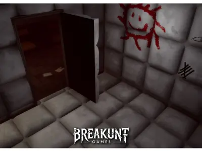 Prison and abandoned horror asylum - Unreal Engine 5  Game ready Low-poly 3D model