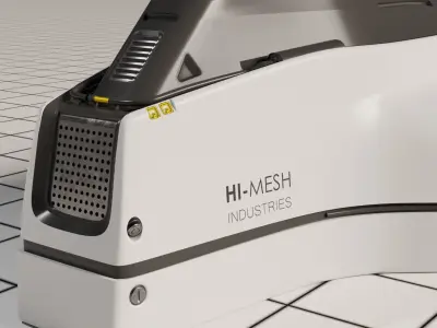 Hi Mesh  Industries Scifi Model 3D model