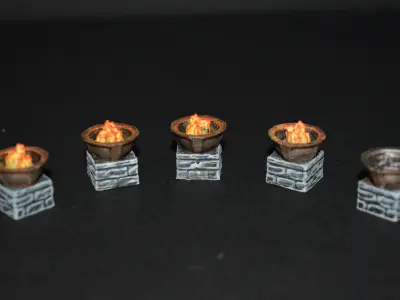 Dungeon Clutter for Tabletop Games 3D print model