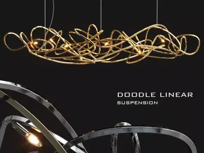 Doodle suspension by terzani 3D model