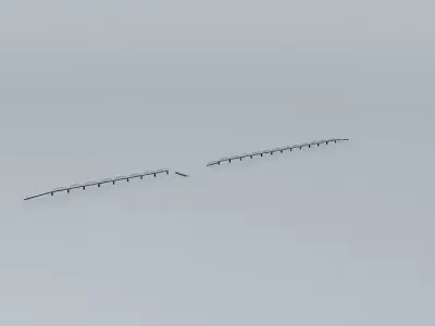 Pingtung freshwater Creek Bridge Free 3D model