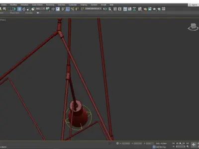 Divergence Pendant Light Low-poly 3D model