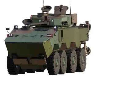 MILITARY INFANTRY VEHICLE 8X8 3D model