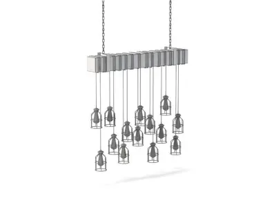 Faux Beam 14 Pendant 3D model