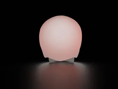 Indirect skull lighting Low-poly 3D model