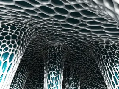 Biomica cell oval cage 3D model