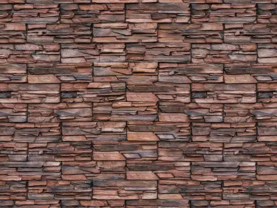 Decorative stone for facades 3D model