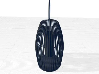 Trendy Metal Lantern 3D model
