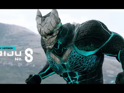 Low Poly - Kaiju No 8 - Hibino Kafka Low-poly 3D model