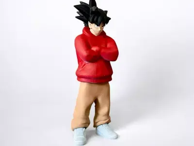Goku urban vibes 3D print model